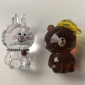 brand new Swarovski line friends brown and Connie